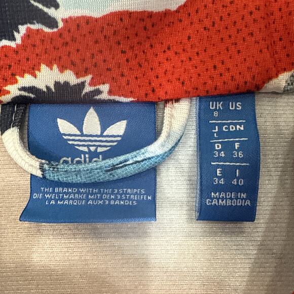 Adidas Track Jacket Womens UK 8 US 4 Firebird Venice Beach Originals‎ Superstar - Picture 3 of 6
